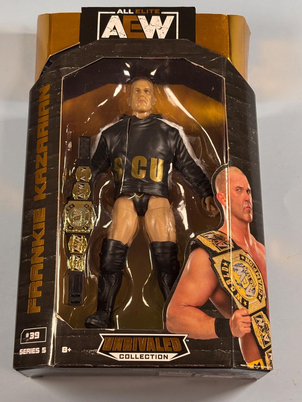 AEW Unrivaled Collection Frankie KAZARIAN #39 Series 5 Action Figure Wrestling